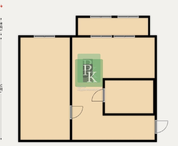 
  Продается 1-комн. квартира 34.5 м². Фото 20.