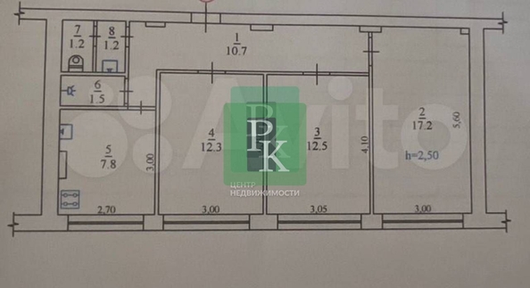 
  Продается 3-комн. квартира 64.5 м². Фото 16.