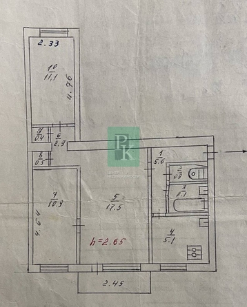 
  Продается 3-комн. квартира 57 м². Фото 16.