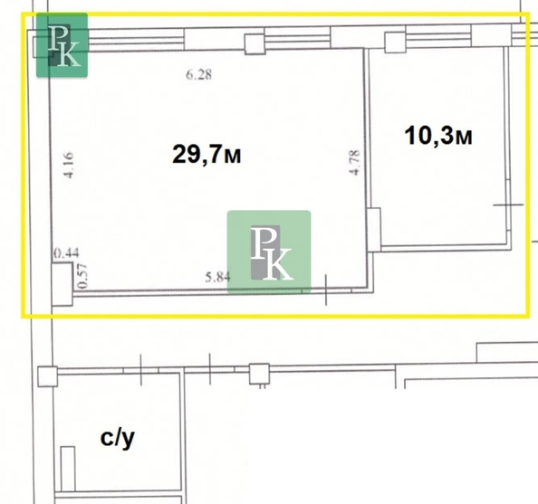 
  Продается универсальное помещение 40 м². Фото 12.