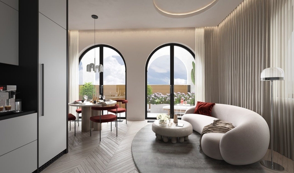 
  Продается 1-комн. квартира 41.01 м², в ЖК Долина Роз. Фото 21.