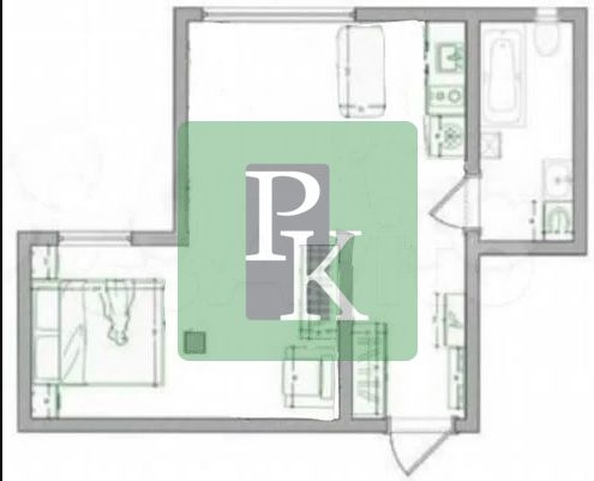 
  Продается 1-комн. квартира 35 м². Фото 13.