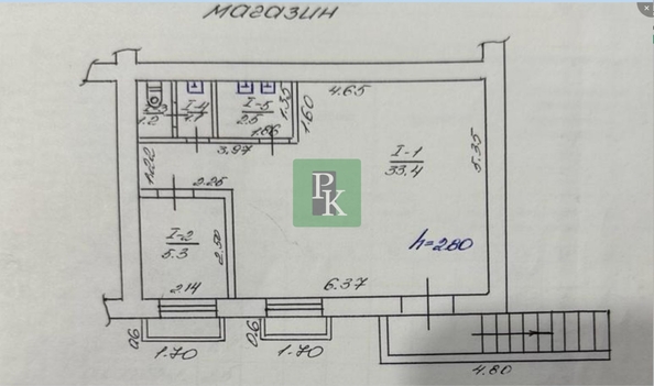 
  Сдается универсальное помещение 43.5 м². Фото 16.