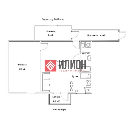 
  Продается 2-комн. квартира 67.9 м². Фото 3.