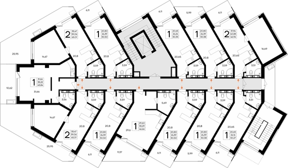 
  Продается апартамент 30.27 м², в АК Песок и море. Фото 1.