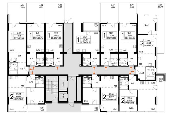 
  Продается 1-комн. квартира 46.38 м², в  Курортный комплекс Лучистое. Фото 1.