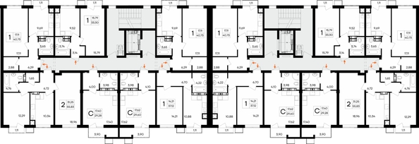 
  Продается 1-комн. квартира 40.73 м², в ЖК Республика. Фото 1.