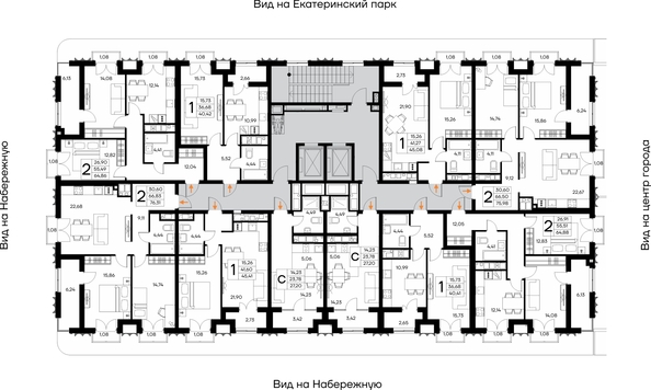 
  Продается 2-комн. квартира 64.86 м², в ЖК Столица. Фото 1.