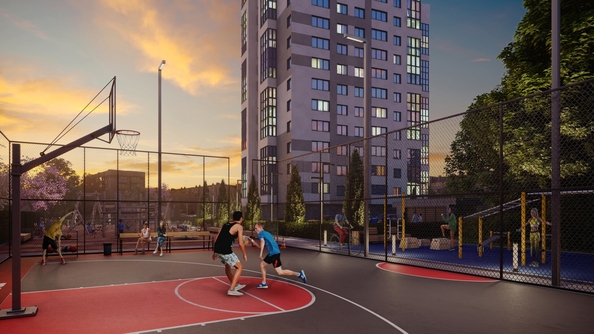 
  Продается 1-комн. квартира 45.3 м², в ЖК Поэма. Фото 2.
