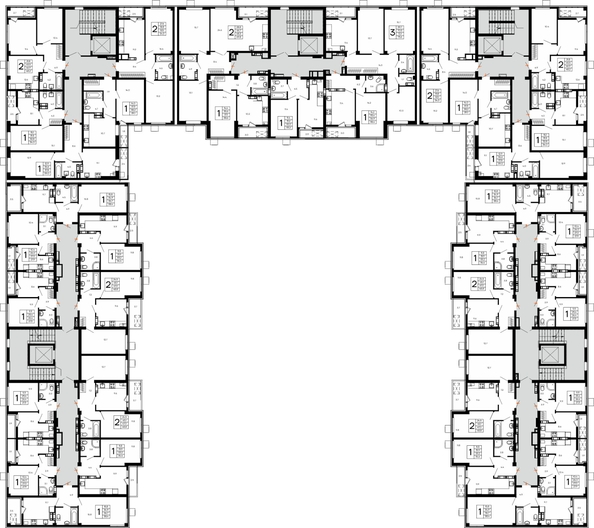 
  Продается 2-комн. квартира 69.8 м², в ЖК Небо. Фото 1.