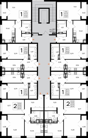 
  Продается 1-комн. квартира 44.15 м², в ЖК Сезоны. Фото 1.