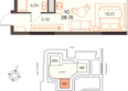 Западный проспект 82, Аврора: Планировка Студия 28,15 м²