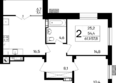 Дом на Маячной: Планировка 2-комн 61,1 м²