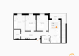 ВЕКТОР, литера 4: Планировка 4-комн 131,66 м²