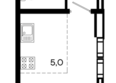 Моне: Планировка 1-комн 34,9 м²