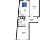 Море, литер 9: Планировка 2-комн 69,53 м²