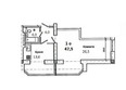 По ул. Первомайской: Планировка 1-комн 47,5 м²