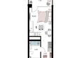 Атлантис Космос Крым: Планировка Апартамент 35,7 м²