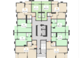 Южане, 4 очередь литера 2: План 3-15 этажи этажа