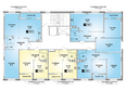 Архитектор, литера 5.1: Типовой план этажа 1 подъезд
