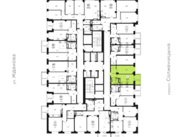 Продается 1-комнатная квартира ЖК Сокольники, литера 10, 37.32  м², 4963560 рублей