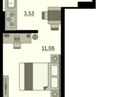 Продается Студия ЖК Сердце Ростова 2, литер 8, 29.29  м², 4920720 рублей