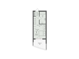 Продается Апартамент АО Форос, 32.3  м&sup2;, 13916455 рублей