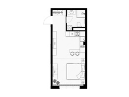 Продается 1-комнатная квартира ЖК OLIVIA (Оливия), корпус 2, 32.7  м², 15696000 рублей