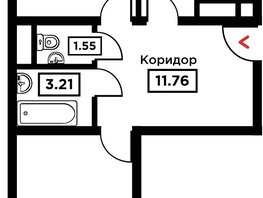 Продается 2-комнатная квартира ЖК Сердце, 64.23  м², 19269000 рублей