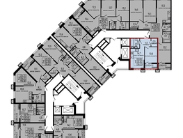 Продается 1-комнатная квартира ЖК Звезды, литер 10, 38 м², 4826000 рублей