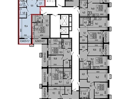Продается 2-комнатная квартира ЖК Звезды, литер 11, 68.5 м², 8152000 рублей
