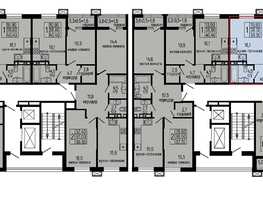 Продается 1-комнатная квартира ЖК Звезды, литер 10, 39.9 м², 5508000 рублей