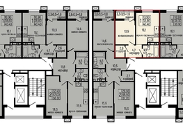 Продается 1-комнатная квартира ЖК Звезды, литер 10, 40.4  м², 5578000 рублей
