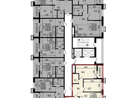 Продается 2-комнатная квартира ЖК Звезды, литер 11, 61 м², 7503000 рублей