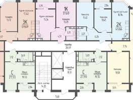 Продается 2-комнатная квартира ЖК Портрет 2, 56.88  м², 8420000 рублей
