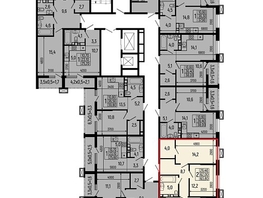 Продается 2-комнатная квартира ЖК Звезды, литер 11, 63.8  м&sup2;, 8104000 рублей