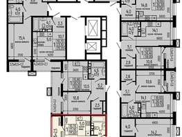Продается Студия ЖК Звезды, литер 11, 25.6  м&sup2;, 5173000 рублей
