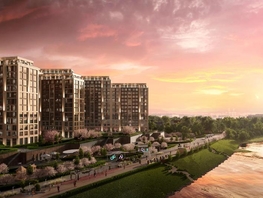 Продается 2-комнатная квартира ЖК Green Apple (Грин эпл), блок 1, 52.6  м&sup2;, 11572000 рублей
