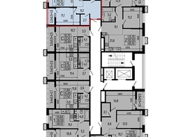 Продается 1-комнатная квартира ЖК Звезды, литер 11, 46.7  м², 5838000 рублей