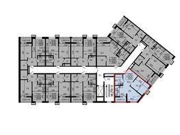 Продается 1-комнатная квартира ЖК Звезды, литер 11, 45.9  м², 5554000 рублей