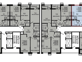 Продается 1-комнатная квартира ЖК Звезды, литер 10, 39.9  м², 5148000 рублей