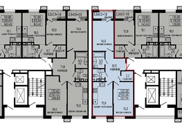 Продается 2-комнатная квартира ЖК Звезды, литер 10, 67.7  м², 7380000 рублей