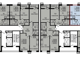 Продается 1-комнатная квартира ЖК Звезды, литер 10, 39.9  м², 5148000 рублей