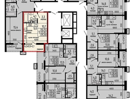 Продается Студия ЖК Звезды, литер 11, 25.2  м², 3783000 рублей