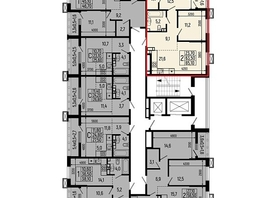 Продается 2-комнатная квартира ЖК Звезды, литер 11, 65.1 м², 7618000 рублей