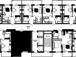 Продается 1-комнатная квартира ЖК Отражение, 2 очередь литера 3, 40.5  м², 6119550 рублей