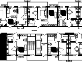 Продается 1-комнатная квартира ЖК Отражение, 2 очередь литера 4, 41.2  м², 6064640 рублей