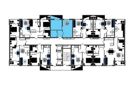 Продается 1-комнатная квартира ЖК Облака-3, дом 1, 37.3  м&sup2;, 8756548 рублей