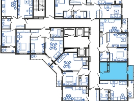 Продается Студия ЖК Облака-3, дом 1, 23.4 м², 6797700 рублей