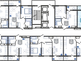 Продается 1-комнатная квартира ЖК Облака-3, дом 1, 33.7  м², 7891529 рублей